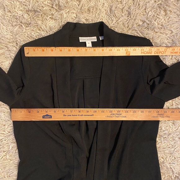 Dana Buchman Travel Anywhere Open Front Women’s Blazer Black, S - Picture 8 of 12